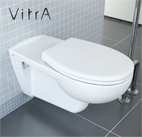 Vitra Conforma 5810B003-6234 Подвесной унитаз для инвалидов 70*35 см | Rim-Ex Безободковый (белый) СТМ9404