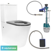 Унитаз для инвалидов напольный соответствующий нормам DSTRANA с педалью для смыва 4620-СП