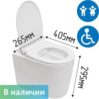 Унитаз для инвалидов детский подвесной