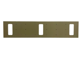 Трафарет для тактильных индикаторов D35х280 мм со штифтом (направление движения)