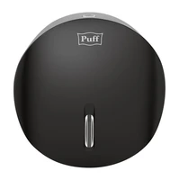 Диспенсер туалетной бумаги  DS-7145Bl, черный, с замком, ABS-пластик 1402.036