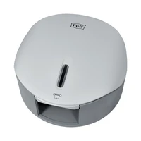 Диспенсер для туалетной бумаги  DS-7145, белый, с замком, ABS-пластик 1402.034