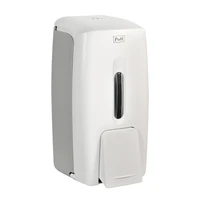 Дозатор для жидкого мыла пластик. DS-8120, белый,0,8 л 1402.189