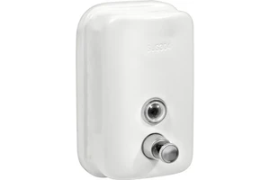 Дозатор для жидкого мыла из нерж. стали DS-8605W, белый, 500 мл, порошковое окрашивание. 1402.021