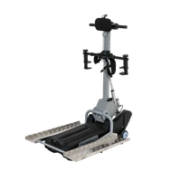 Лестничный гусеничный подъемник для инвалидов Барс УГП-130 с платформой 4459-3