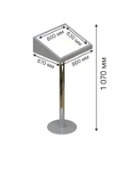 Горизонтальная стойка для мнемосхемы 630х800мм 5408