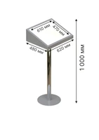 Горизонтальная стойка для мнемосхем 470x610 мм 5407