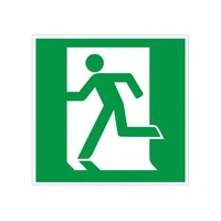 E01-01 Выход здесь (левосторонний), композит фотолюминесцентный 6862-кф