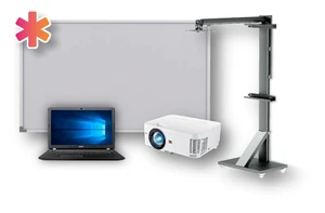 Интерактивная мобильная доска для школы в комплекте со стойкой СК8800