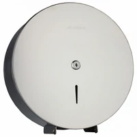 Диспенсер туалетной бумаги в больших рулонах Dstrana TH-5822 SWN, настенный, металлический, хром глянцевый TН-5822 SWN