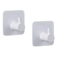 Крючок-держатель, комплект 2 шт., цвет белый 9967