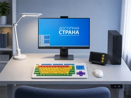 Рабочее место слабовидящего «Эконом с ПК» 6770-1