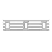 Трафарет для тактильных индикаторов D35х280 мм для приклеивания (направление движения) 10428