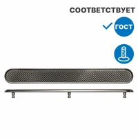 Тактильный индикатор полоса шириной 25 мм из нержавеющей стали на штифте 2793