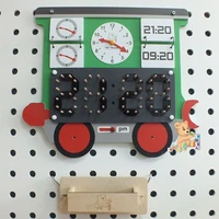 Настенный игровой элемент "Часы" 45х40 АМclockParovoz