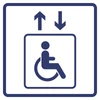 Знак "Лифт для инвалидов на креслах-колясках"