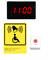 Беспроводная антивандальная кнопка вызова персонала для инвалидов (с табло и тактильной табличкой) APE510.1 - фото 14116