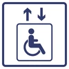 Знак "Лифт для инвалидов на креслах-колясках"