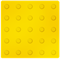 Тактильная плитка тротуарная (полиуретановая, 300х300х6 мм, конусообразные (л) рифы) - фото 20463