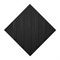 Плитка тактильная тротуарная (полиуретановая, 300х300 мм, диагональные рифы), черная - фото 25924