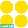 Комплект информационных наклеек "Желтый круг" для одной двери - фото 26632
