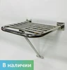 Сиденье откидное для душа из нержавеющей стали с упором в пол