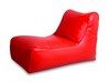 Кресло-лежак из экокожи красный - фото 29705