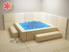 Сухой бассейн с шариками и RGB-подсветкой 140х140 см АЛМ7388 - фото 29748