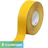 Наклейка "Желтая полоса" лента с абразивным покрытием  для ступеней и других поверхностей 100мм - фото 33438