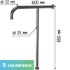 Поручень для раковины напольно-пристенный
