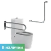 Унитаз для инвалидов с двумя поручнями общий вид Унитаз для инвалидов с двумя поручнями общий вид