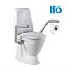 IFO Sign 687206011+98126 Унитаз для инвалидов с высокой чашей 46 см, c подлокотниками и сиденьем с крышкой СТМ9429 - фото 41999