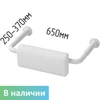 Опора для спины в зоне унитаза, регулируемая 250-370х650 мм, белая 8904 - фото 42353