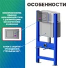 Низкая инсталляция с сенсорной кнопкой смыва SANTEYA особенности Низкая инсталляция с сенсорной кнопкой смыва SANTEYA особенности