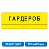 Тактильные таблички со шрифтом Брайля,150х400 мм, полистирол 2005-4 - фото 44960
