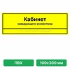 Информационно-тактильная табличка 100х300 мм ПВХ ПВХ-6006 - фото 45066