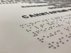 Тактильная вывеска со шрифтом Брайля, 400х600 мм, цветная, полистирол 2005-15 - фото 45438