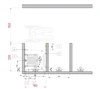 Готовый комплект оборудования для открытой душевой кабины 900х1200 с вертикальным поручнем в белом исполнении 10564 - фото 54931
