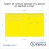 Трафарет для тактильных индикаторов 390×644 мм, со штифтом (Путь движения) 10881 - фото 56750