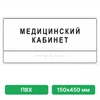 Информационно-тактильная табличка 150х450 мм ПВХ, цветная ПВХ-10899 - фото 56965