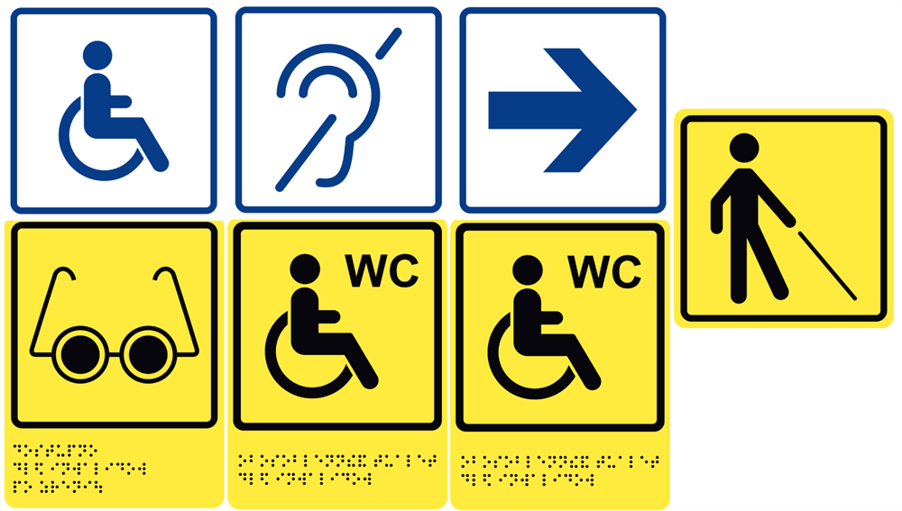 Таблица мгн. Тактильные таблички для доступной среды. Информационные таблички для инвалидов. Табличка доступность для инвалидов. Таблички для МГН.