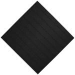 Плитка тактильная тротуарная (продольные рифы) 500х500х5 мм, ПУ, черная