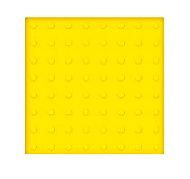 Тактильная плитка тротуарная (девять продольных полос) 500х500х5 мм, ПУ